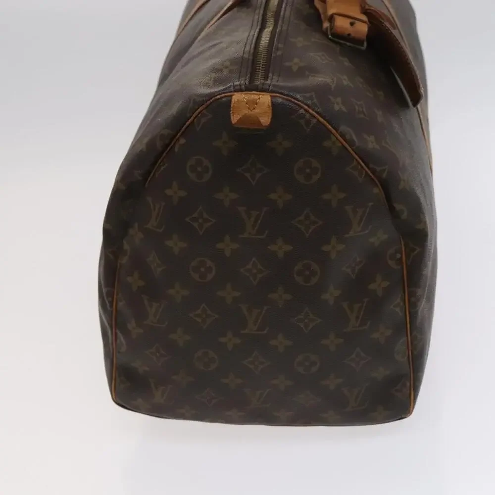 LOUIS VUITTON Monogram Keepall 55 Boston Bag M41424